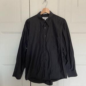 Balmain Men's Black Button-Up Shirt